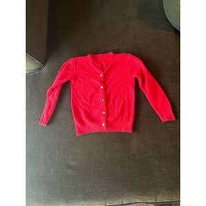 Vintage 1960’s little girl sweater cardigan soft material - size 5
